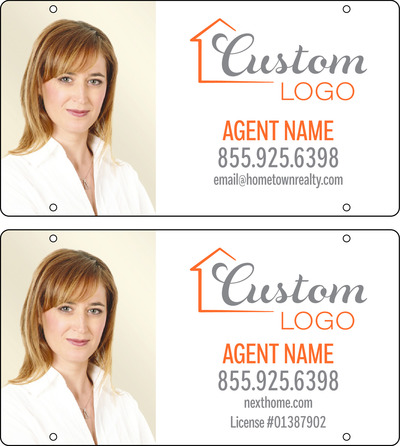 Agent Photo Sign Rider, 12h x 22w, 3mm Aluminum Composite